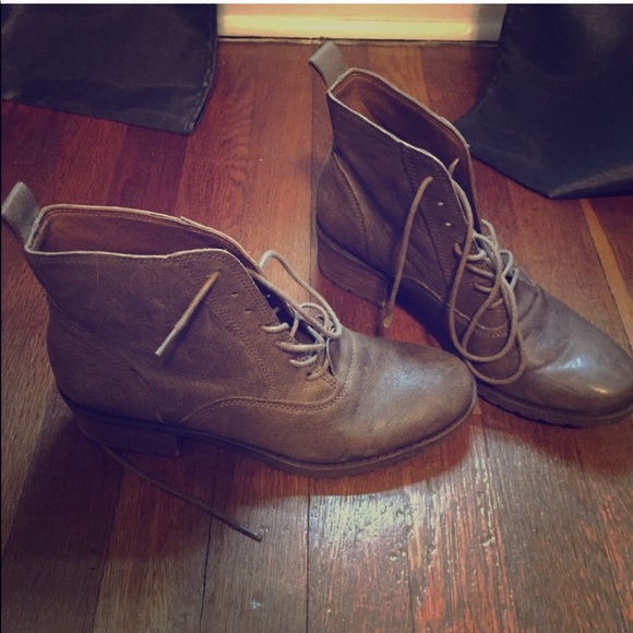 Lucky Brand Shoes - Lucky lace up boots , leather
